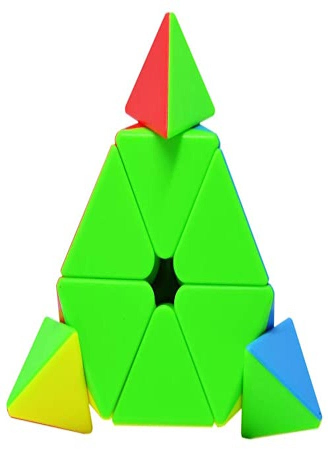 كيديتوس مكعب كيديتوس مويو ميلونغ للصف الدراسي، مكعب بيرامينكس بدون ملصقات، مكعب سرعة (طريقة الحل مرفقة) - Image 5